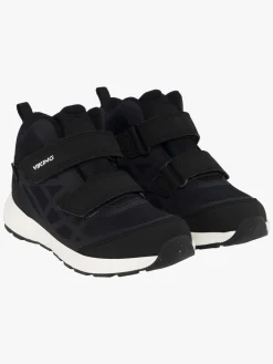 Børn VikingFootwear Viking Veme Reflex 2V Mid GTX Sneakers, Black/White