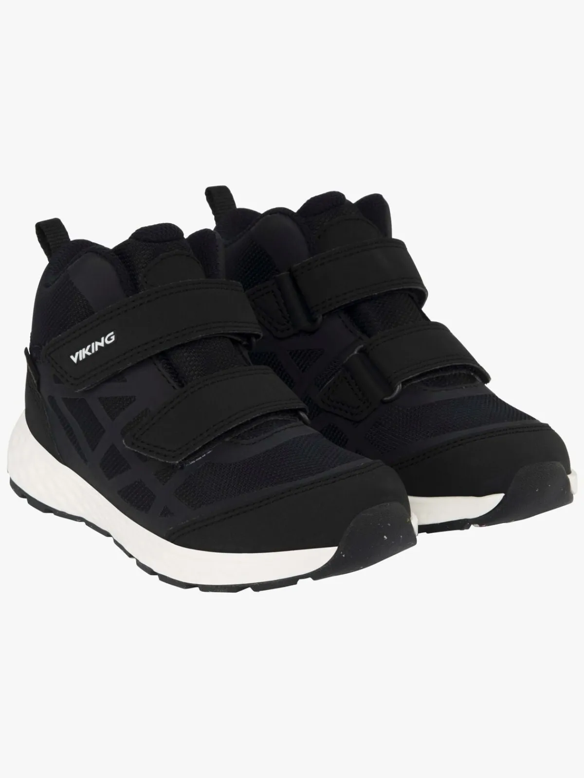 Børn VikingFootwear Viking Veme Reflex 2V Mid GTX Sneakers, Black/White