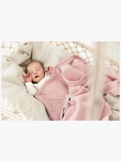 VinterBloom Vinter & Bloom Soft Grid Hæklet Babytæppe, Pink