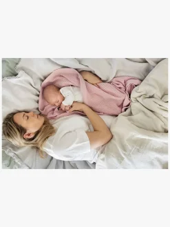 VinterBloom Vinter & Bloom Soft Grid Hæklet Babytæppe, Pink