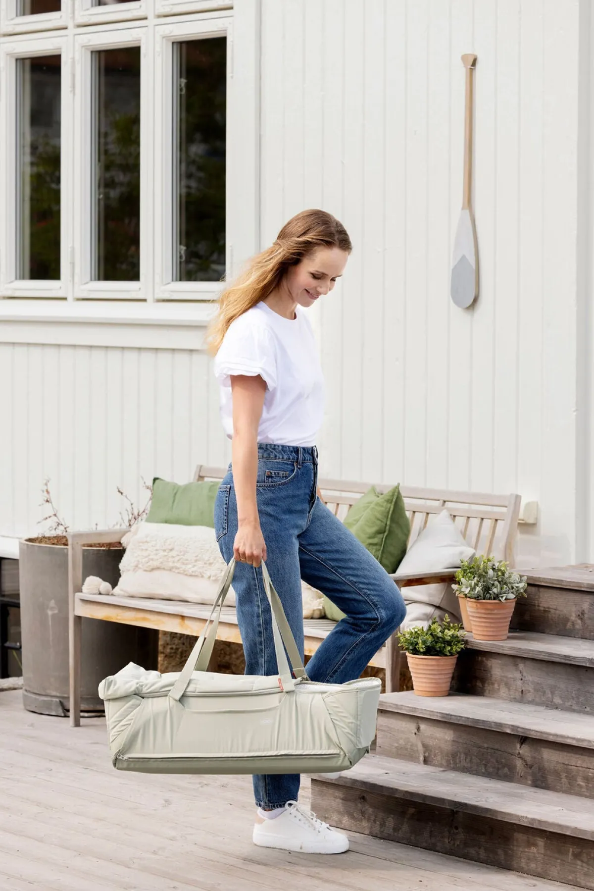 Voksi Carry Me Blød Lift, Grey Cream