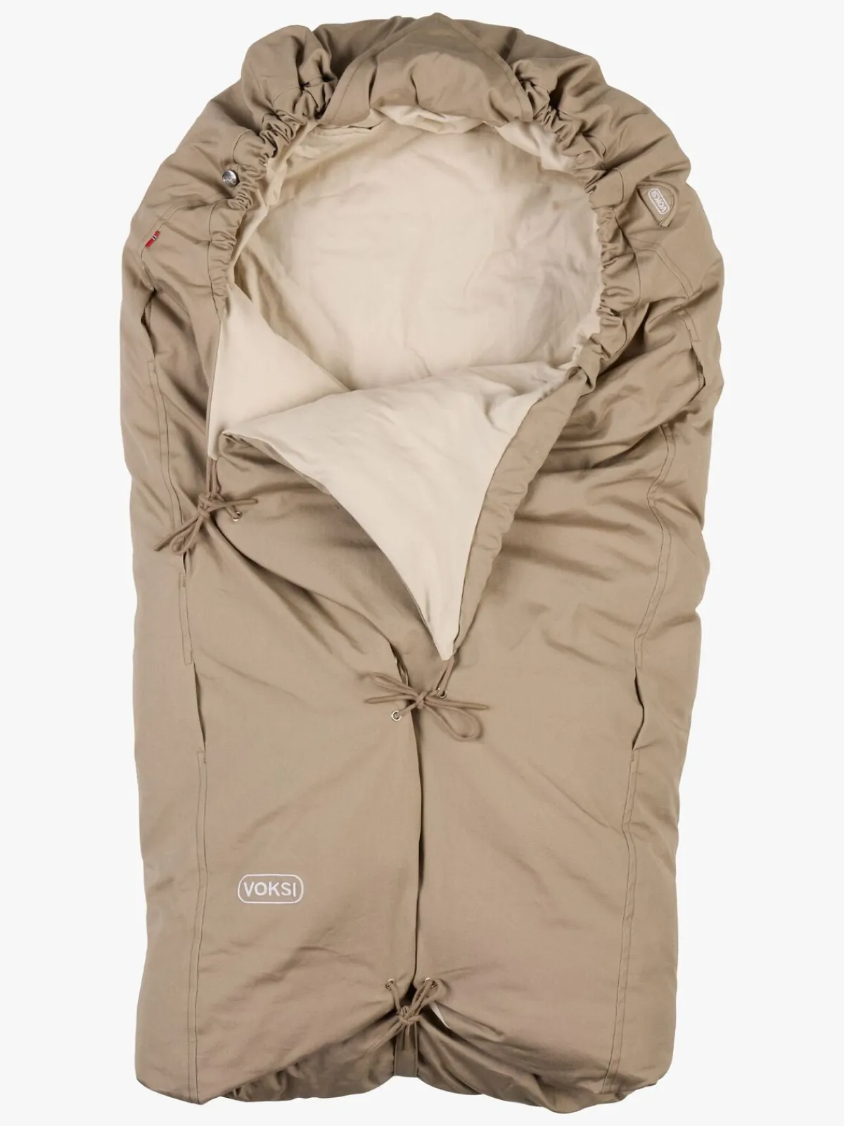 Køreposer|Voksi Classic Kørepose, Dark Sand Solid