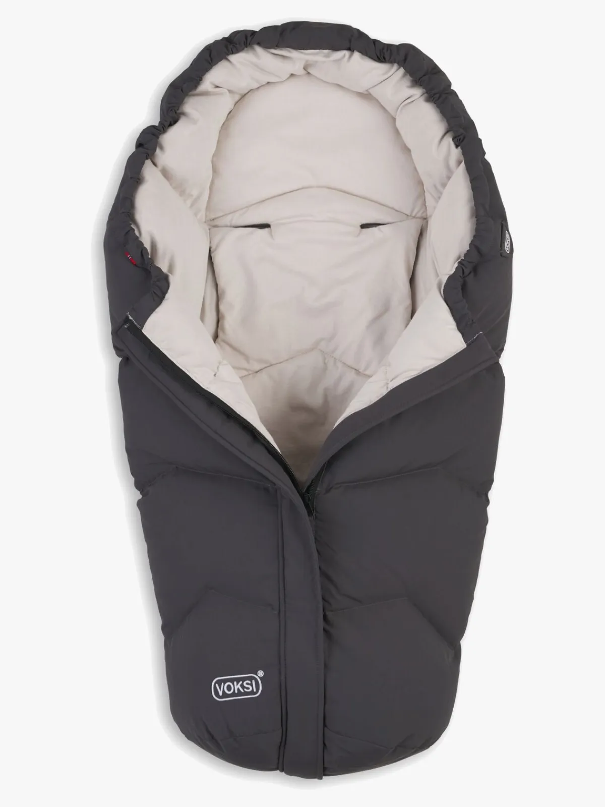 Autostole 0-13 Kg|Voksi Move Kørepose, Grey Cream Grå