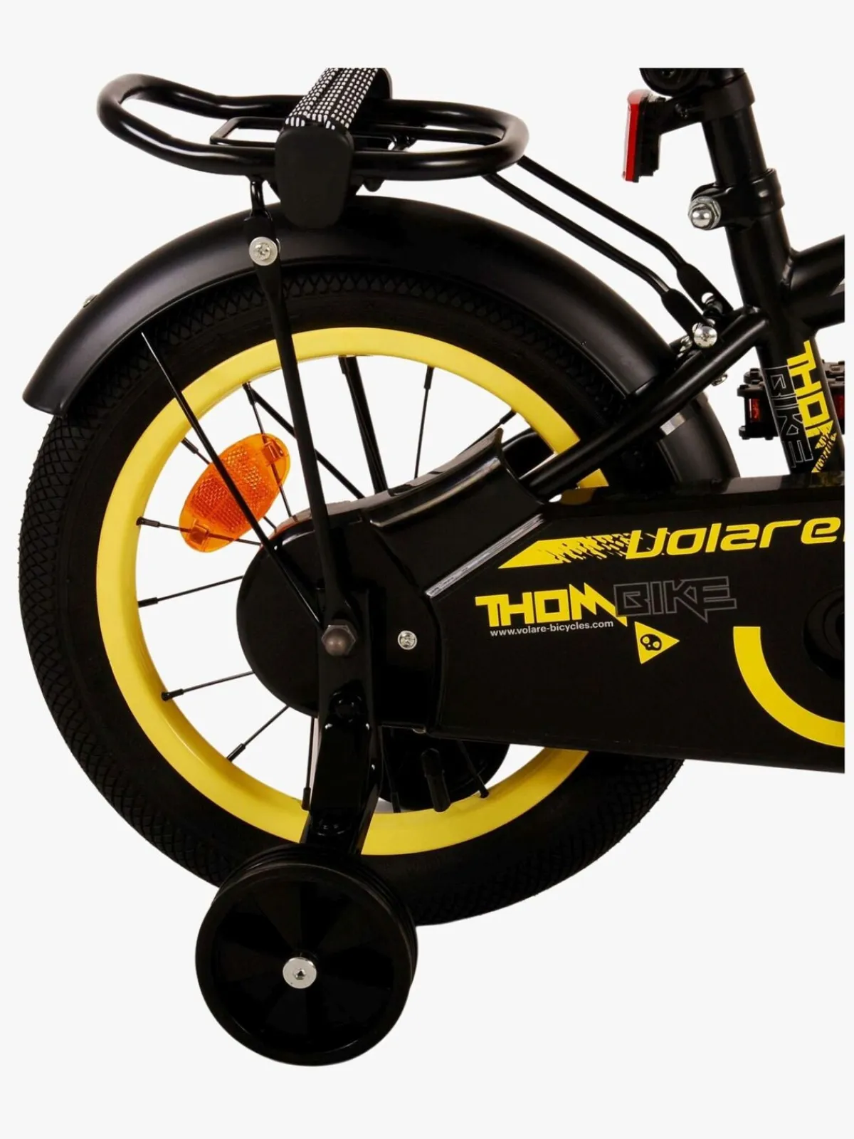 Volare Cykler-Thombike Cykel 14 Tommer, Sort/Gul