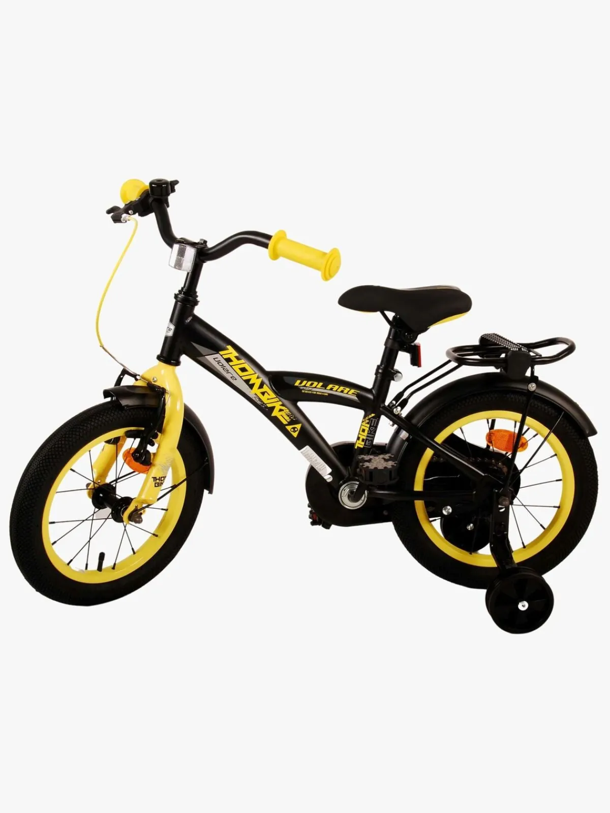 Volare Cykler-Thombike Cykel 14 Tommer, Sort/Gul