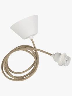Lamper & Belysning|WattVeke Watt&Veke Lampefatning E27, Natur Beige/Hvid