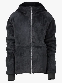 Børn WearColour Flow Fleece Hoodie, Black