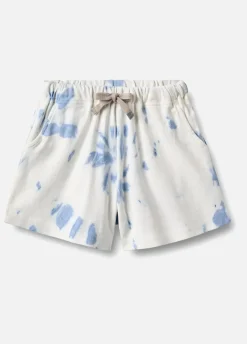 Børn Wheat Kalle Shorts, Blue Tie Dye
