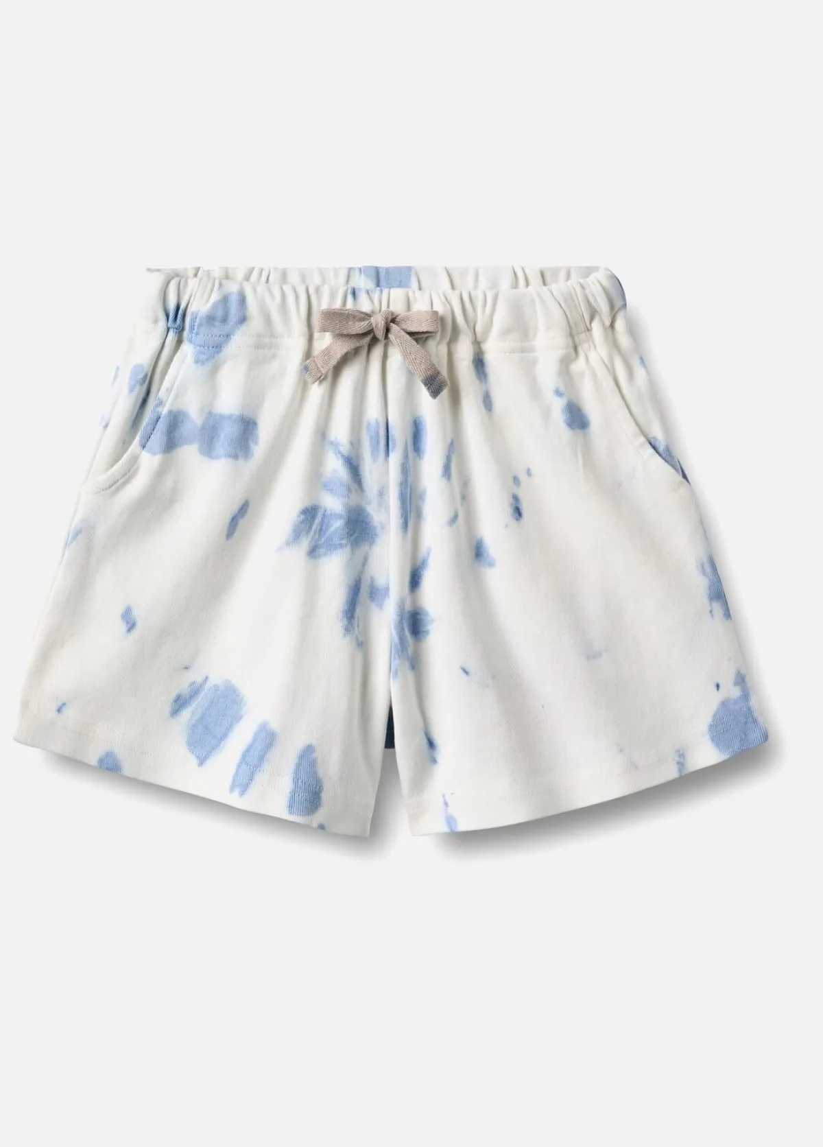 Børn Wheat Kalle Shorts, Blue Tie Dye
