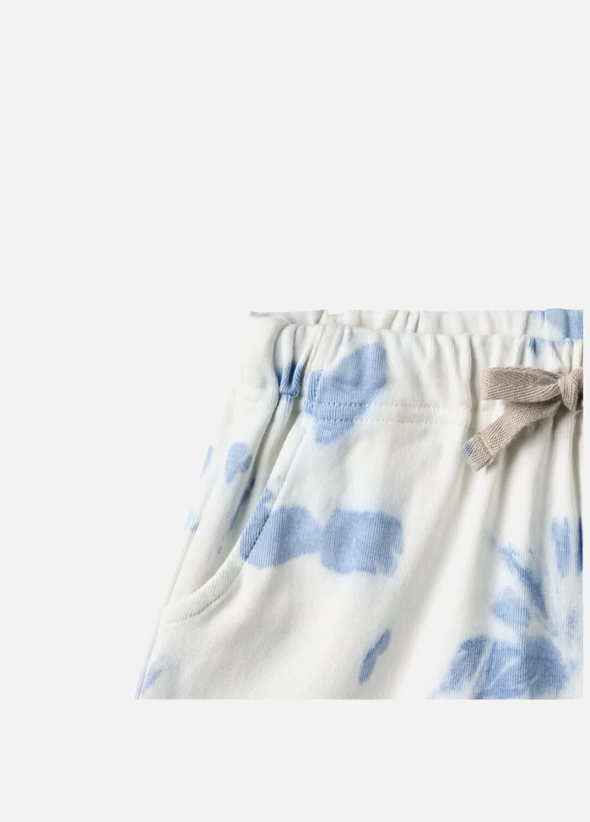 Børn Wheat Kalle Shorts, Blue Tie Dye