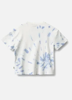 Børn Wheat Tommy T-shirt, Blue Tie Dye