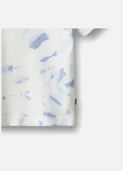 Børn Wheat Tommy T-shirt, Blue Tie Dye