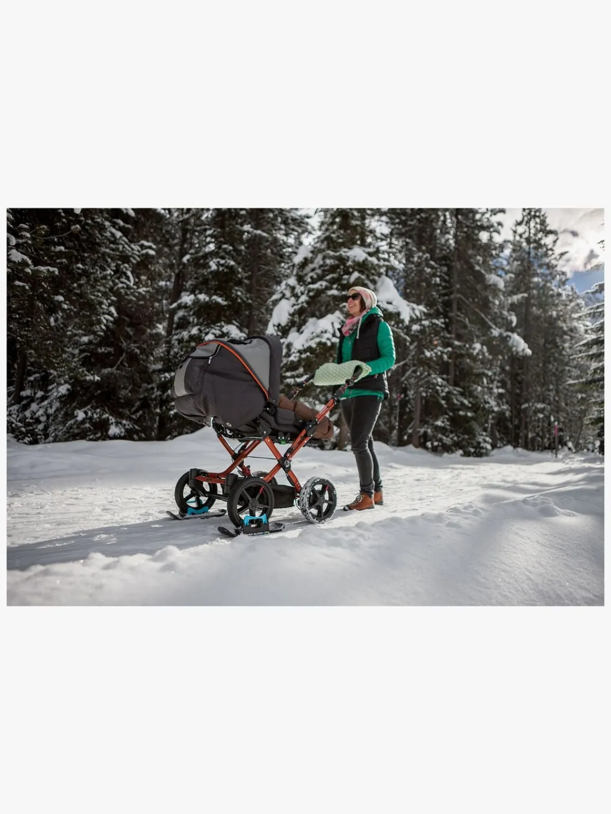 Vogntilbehør|Wheelblades XL Miniski til Barnevogn, Par