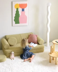 Børn Wigiwama Bear Pude, Guava Pink