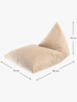Børnemøbler|Wigiwama Big Lounger Sækkestol, Brown Sugar