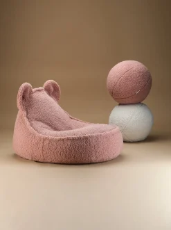Børn Wigiwama Bjørn Sækkestol, Guava Pink