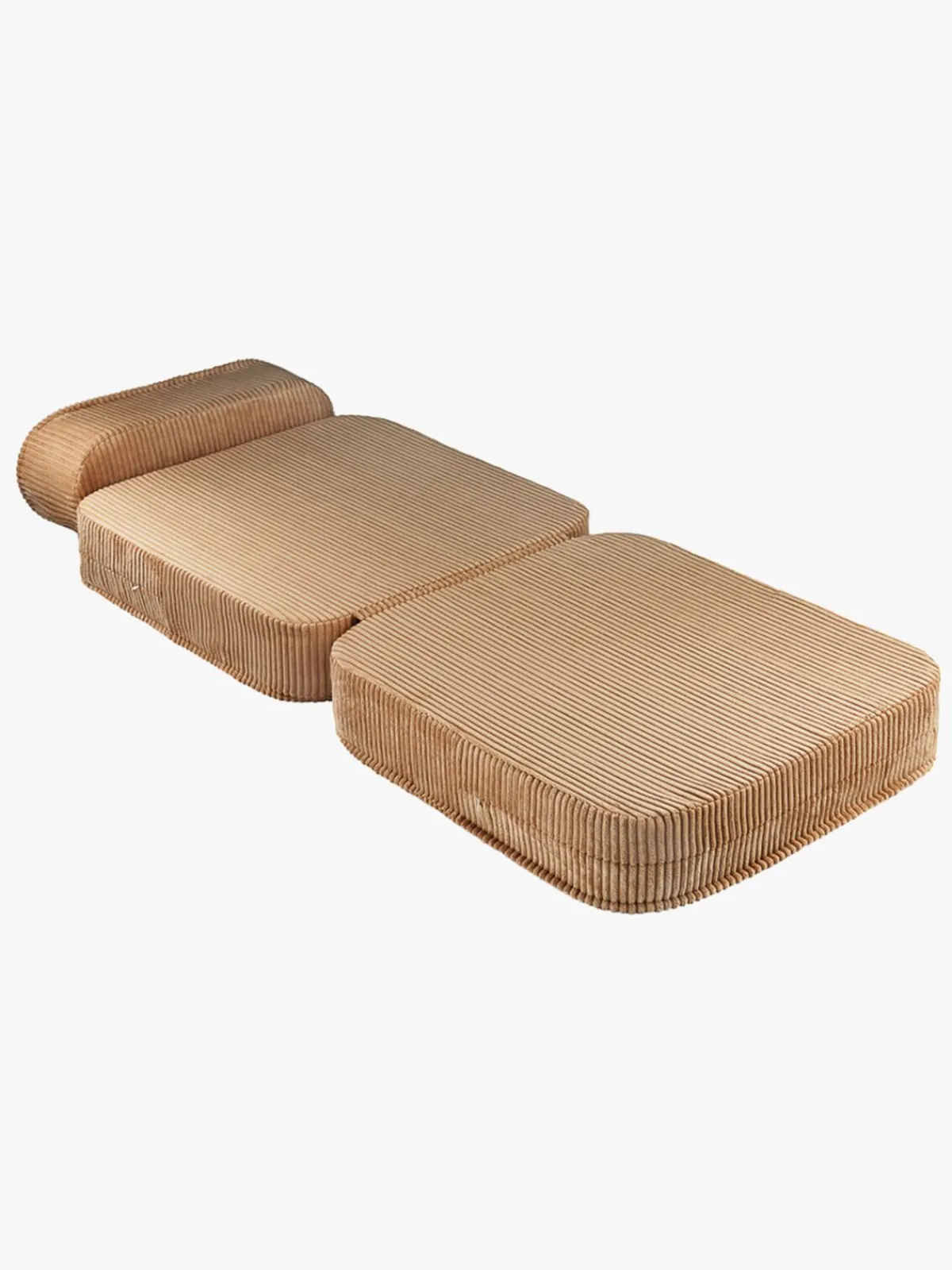 Børn Wigiwama Flip Foldbar Stol 150x60 cm, Toffee