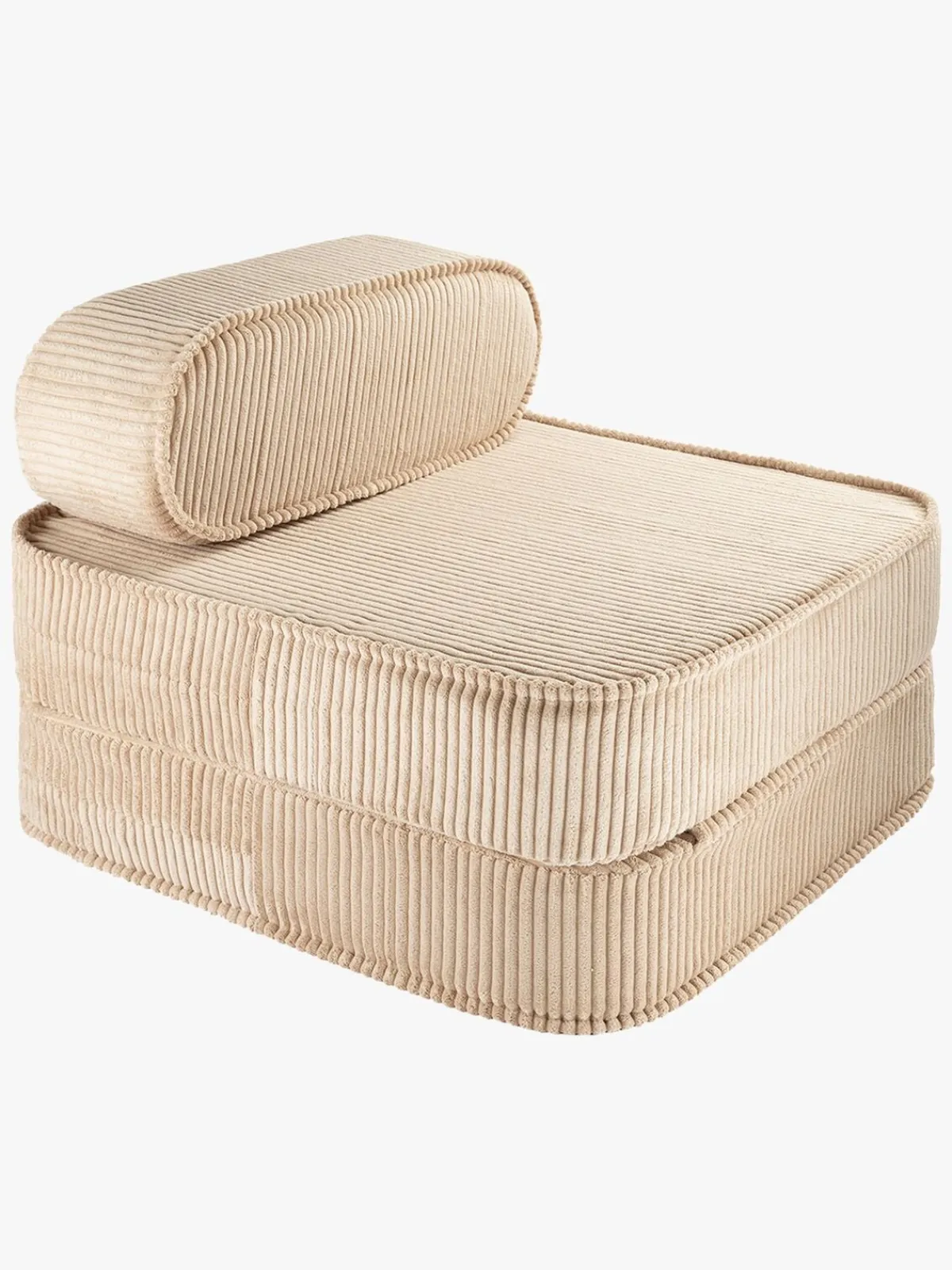 Børn Wigiwama Børnemøbler-Flip Foldbar Stol 150x60 cm, Brown Sugar