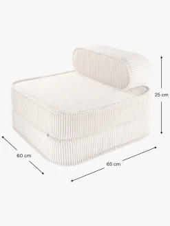 Børn Wigiwama Børnemøbler-Flip Foldbar Stol 150x60 cm, Marshmallow
