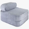 Børn Wigiwama Flip Foldbar Stol 150x60 cm, Blueberry Blue