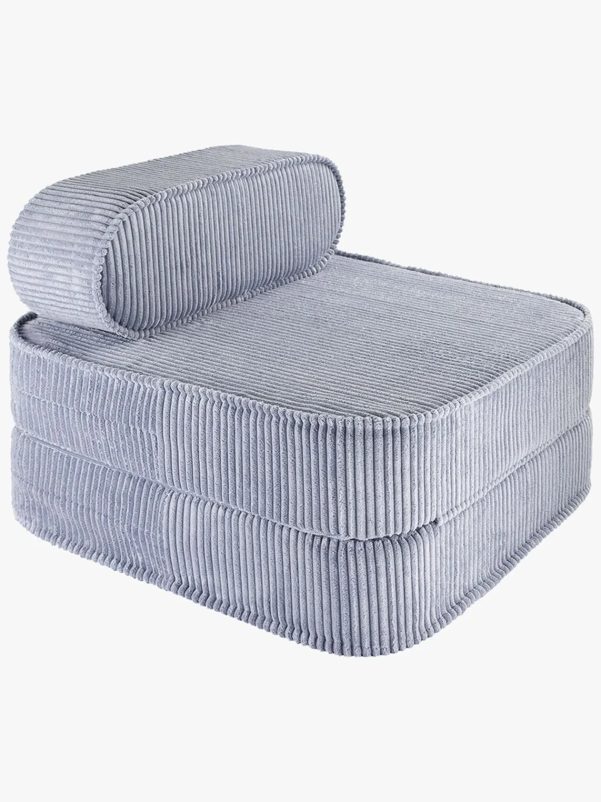 Børn Wigiwama Flip Foldbar Stol 150x60 cm, Blueberry Blue