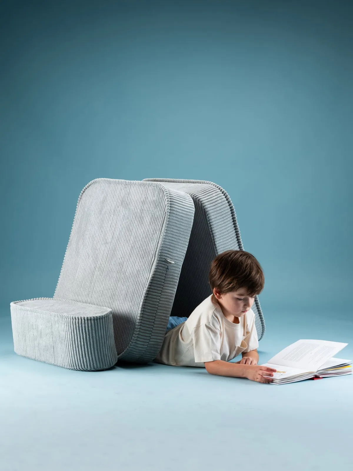 Børn Wigiwama Flip Foldbar Stol 150x60 cm, Peppermint Green