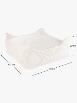 Børn Wigiwama Kvadrat Puf, Marshmallow