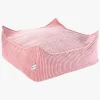 Børnemøbler|Wigiwama Kvadrat Puf, Pink Mousse
