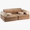 Børn Wigiwama Play Bygbar Sofa 272x156 cm, Toffee