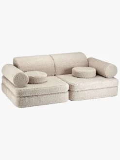 Børnemøbler|Wigiwama Play Bygbar Sofa 272x156 cm, Biscuit