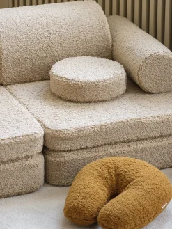 Børnemøbler|Wigiwama Play Bygbar Sofa 272x156 cm, Biscuit