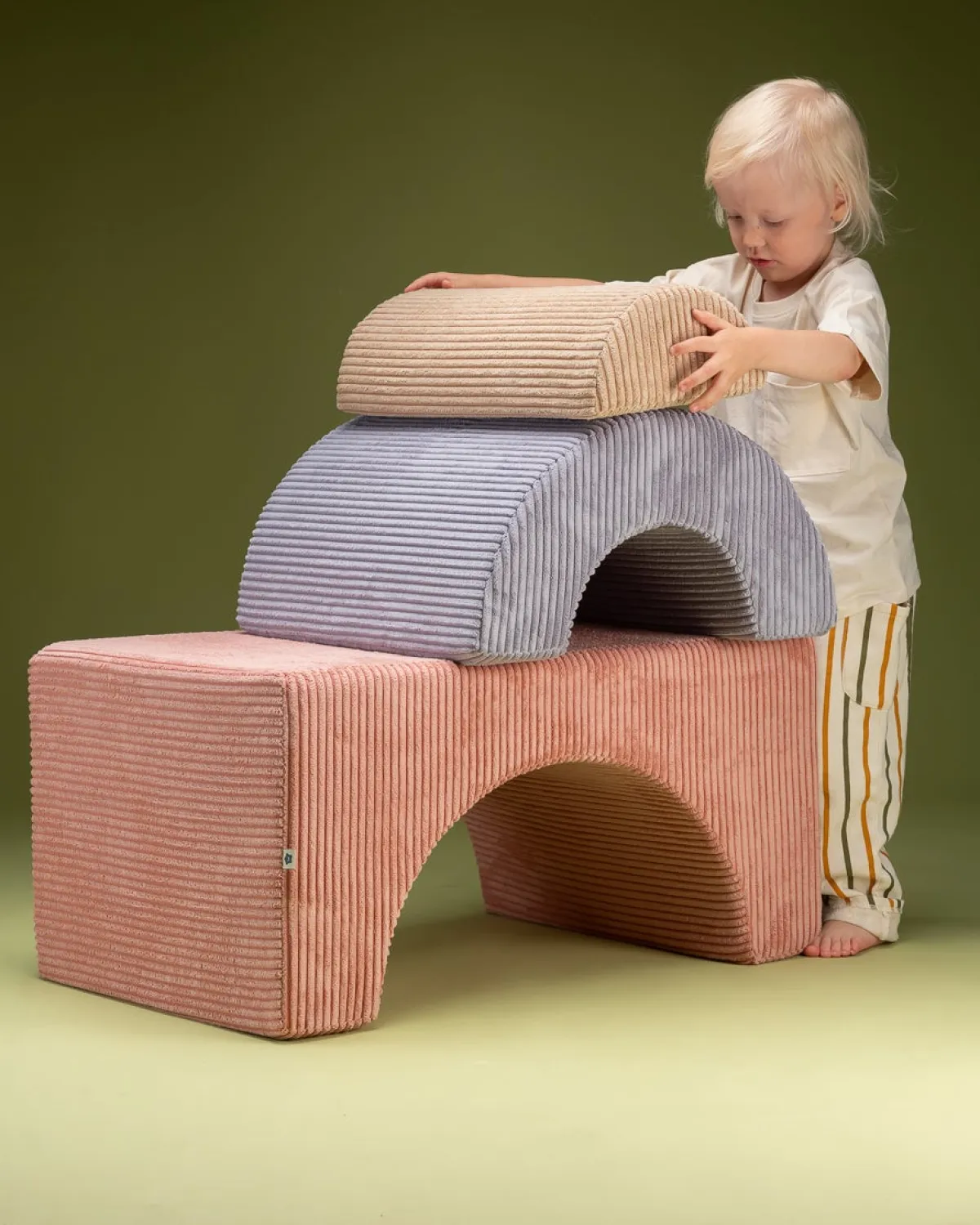 Børn Wigiwama Rainbow Legesæt, Pink Mousse
