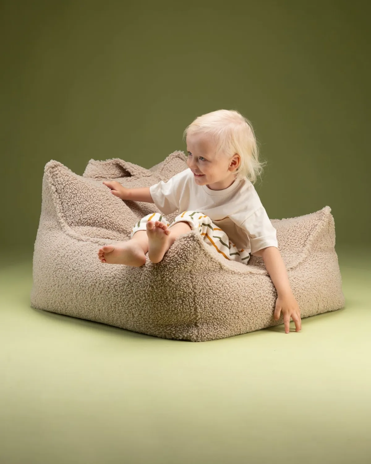 Børnemøbler|Wigiwama Sækkestol, Biscuit
