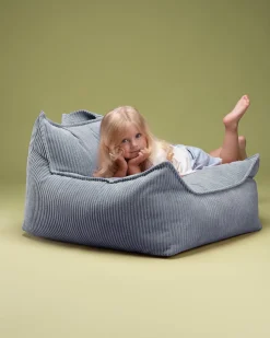 Børn Wigiwama Sækkestol, Blueberry Blue