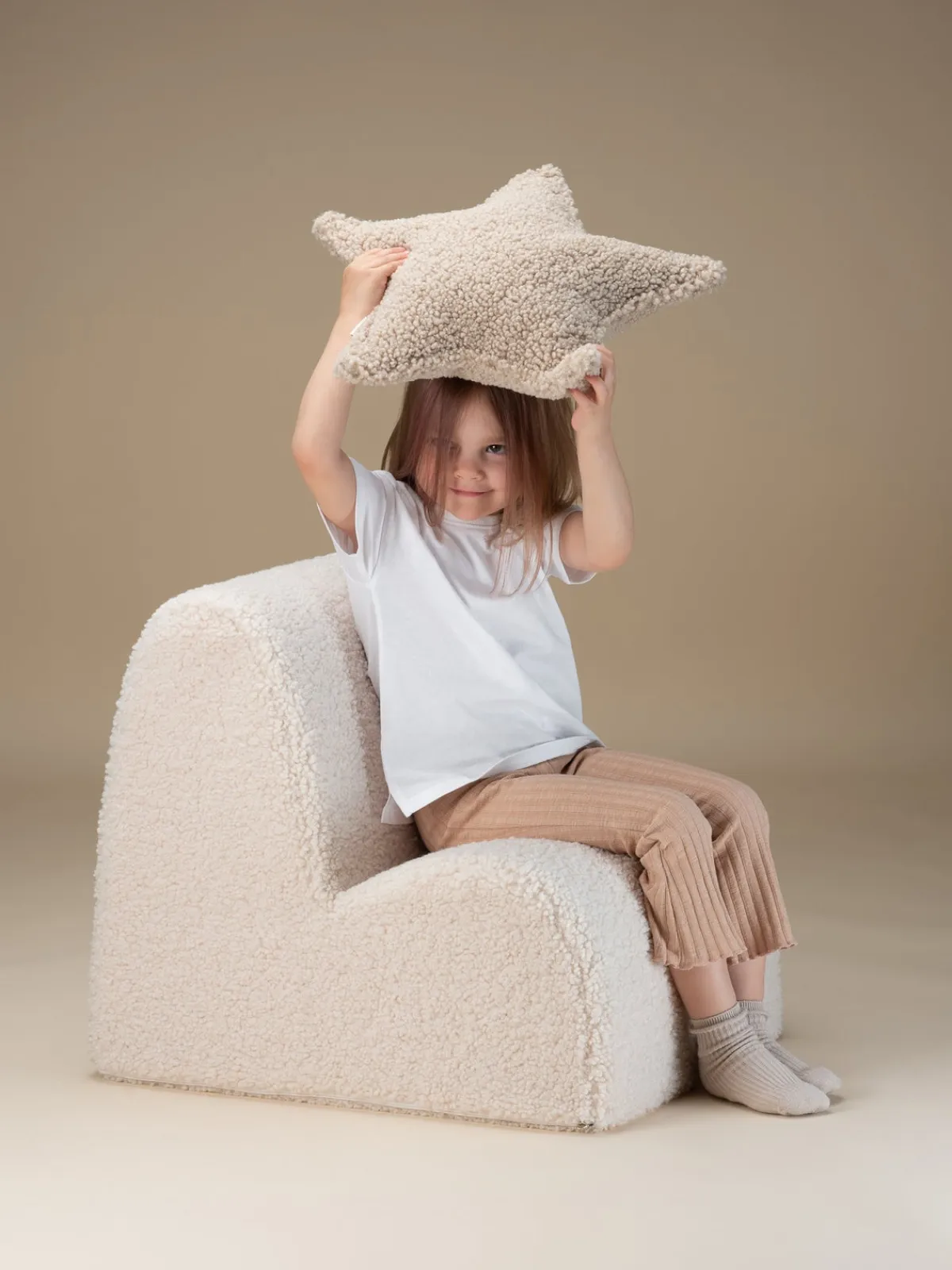 Børn Wigiwama Sky Lænestol, Cream White