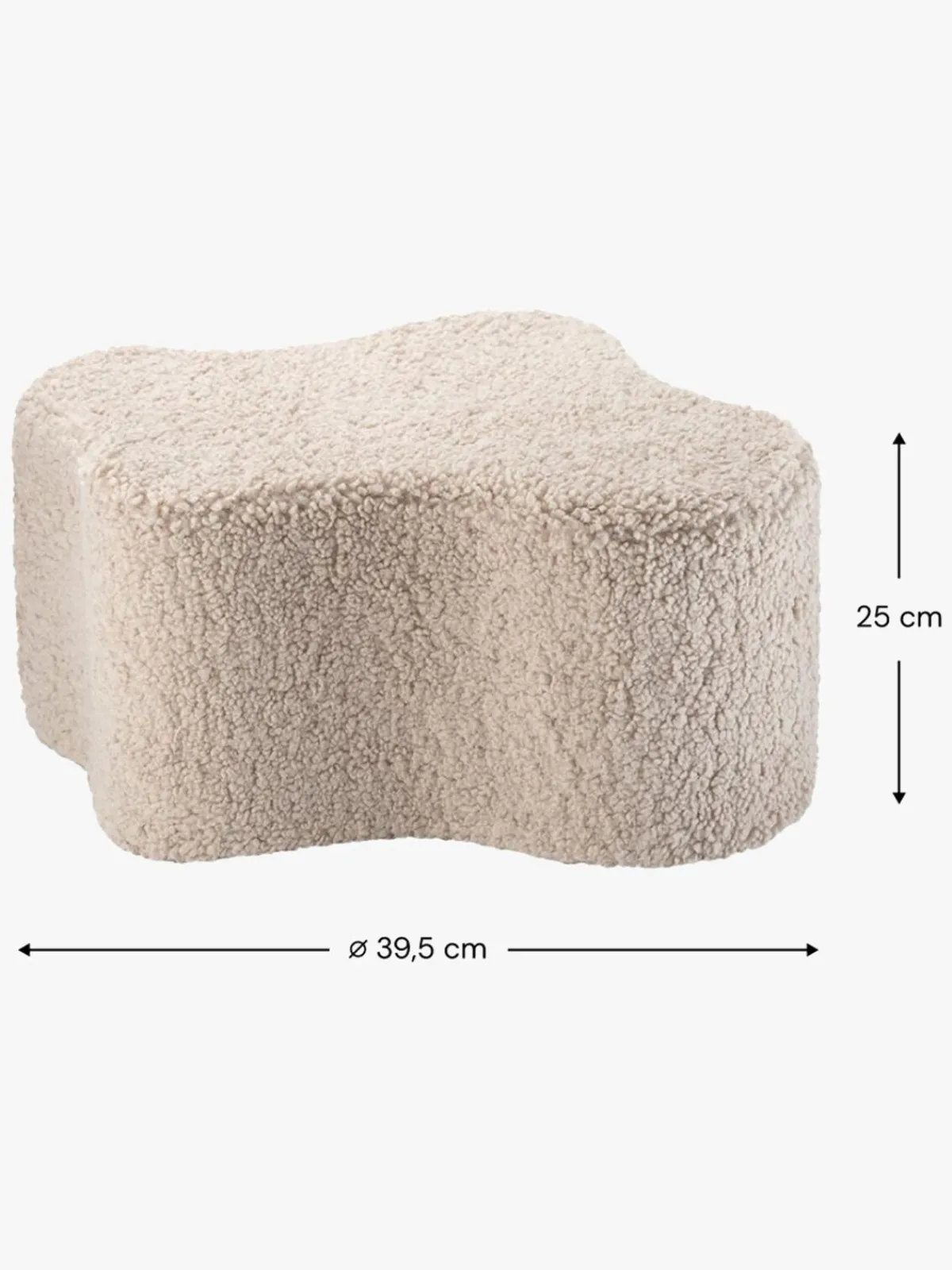 Børn Wigiwama Sky Puf, Biscuit