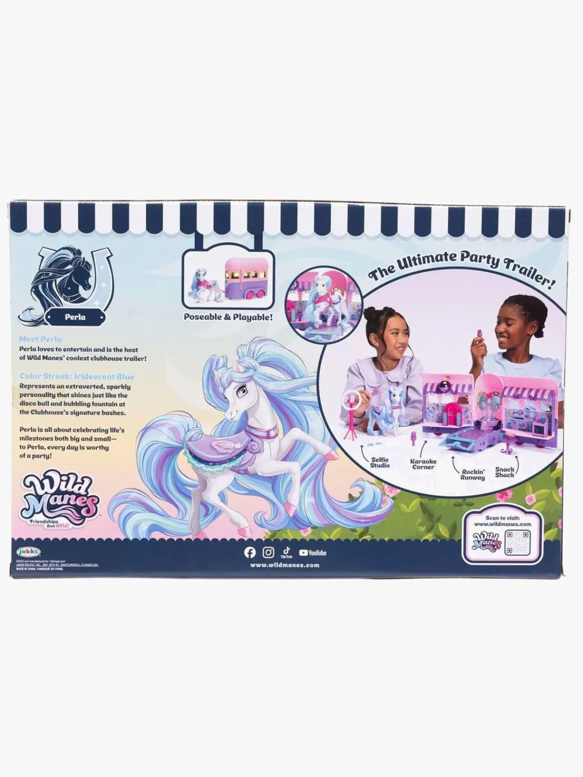 WildManes Wild Manes Perla's Clubhouse Trailer Legesæt