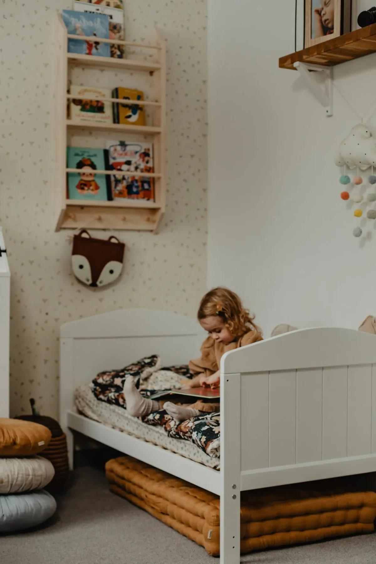 Børnesenge & Tilbehør|Woodies Hampton Tremmeseng, Hvid