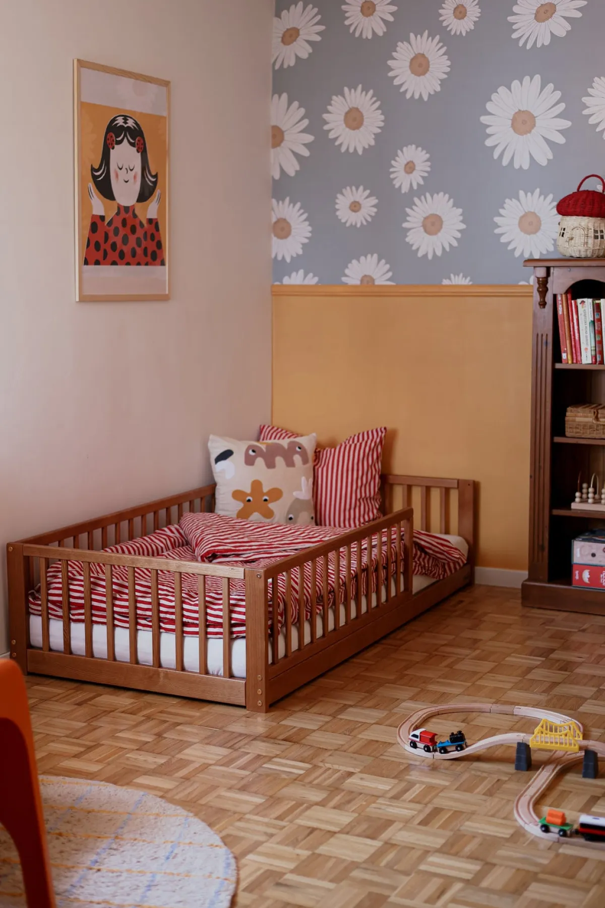 Børnesenge & Tilbehør|Woodies Monty Junior-/Montessori-seng, Vintage