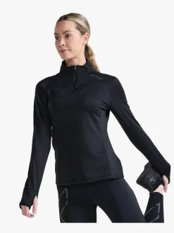 Børn 2XU Overdele-Ignition Base Layer Langærmet Top, Black/ Reflective
