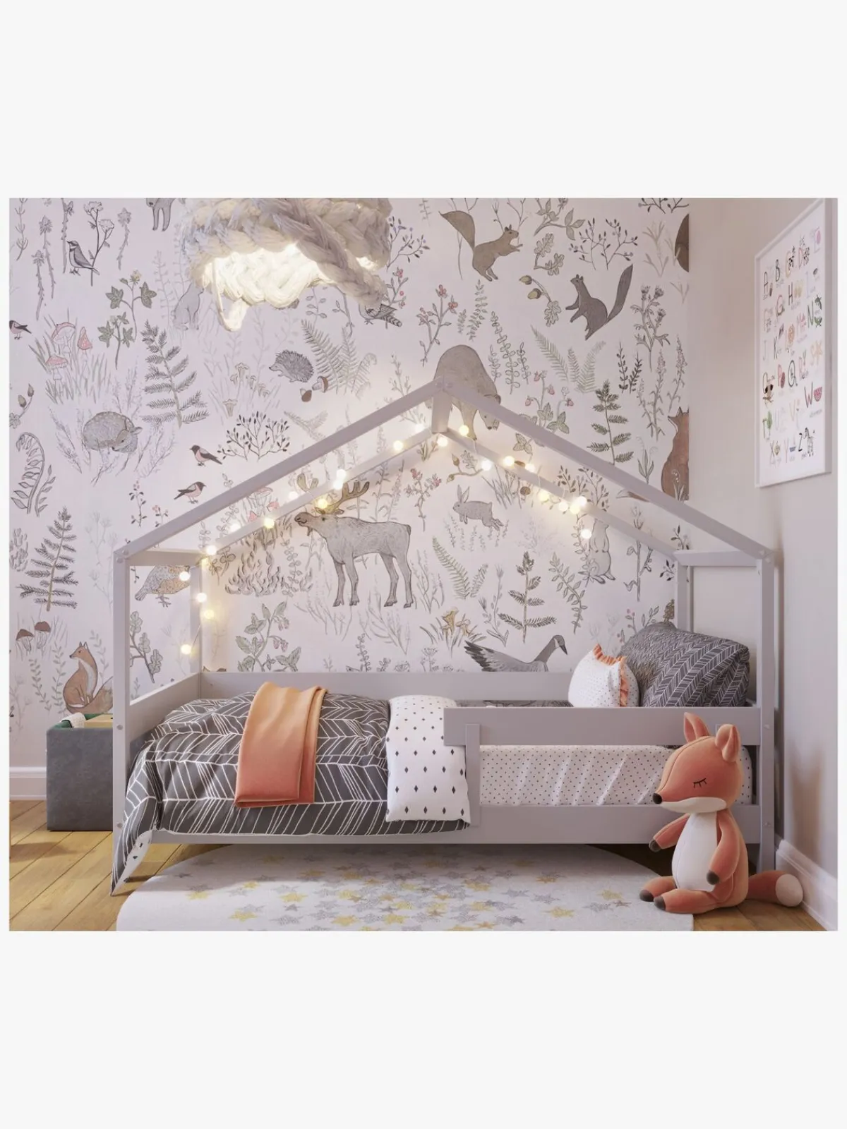 Børn YappyKids Yappy Kids Husseng 89x169x135, Grå