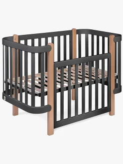 Børnesenge & Tilbehør|YappyKids Yappy Kids Étude Tremmeseng, Anthracite