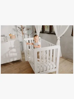 Børn YappyKids Børnesenge & Tilbehør-Yappy Kids YappyLull Tremmeseng, Hvid