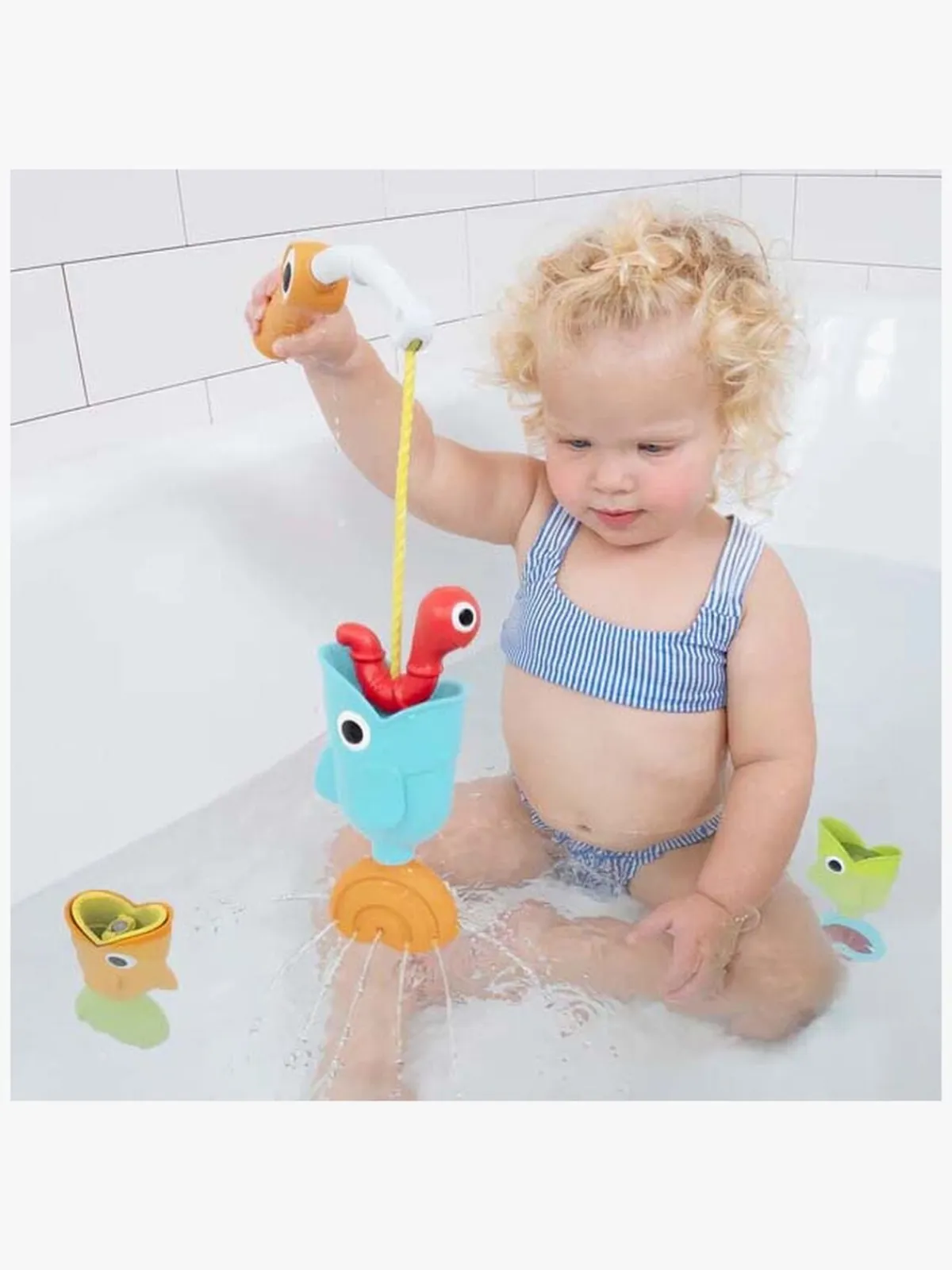 Vandlegetøj|Yookidoo Badelegetøj Catch 'N' Sprinkle Fishing Set