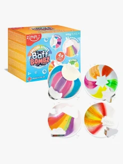 Vandlegetøj|ZimpliKids Zimpli Kids Baff Bombz Badebomber Regnbue, Rumskib, Måne & Stjerne