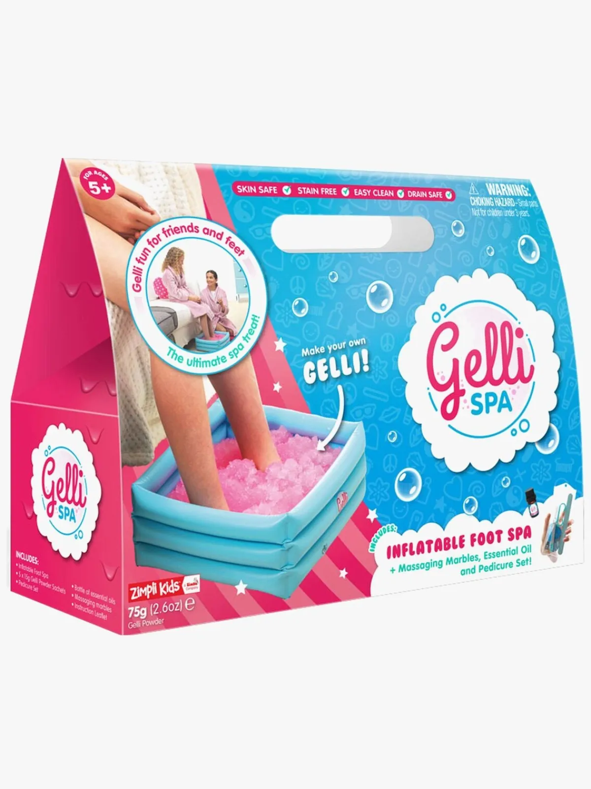Kreativt Legetøj|ZimpliKids Zimpli Kids Gelli Spa Oppustelig Fodspa